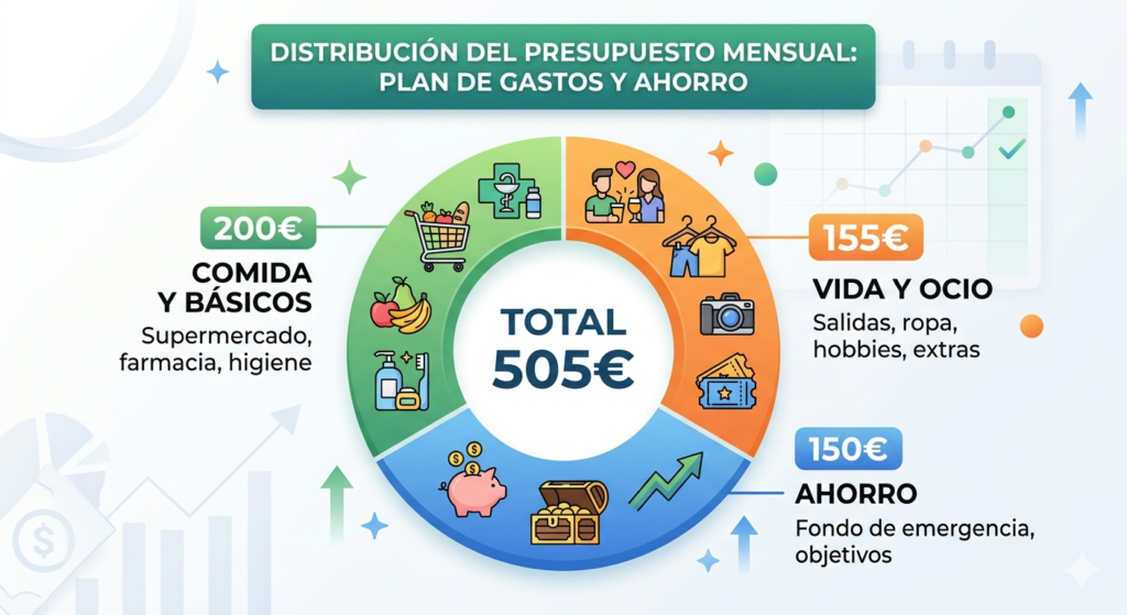 dividir presupuesto en bloques