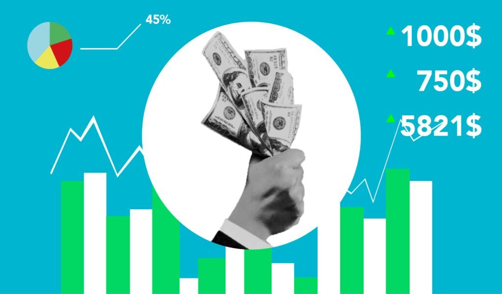 gráfico de crecimiento del ahorro mensual con el salario mínimo